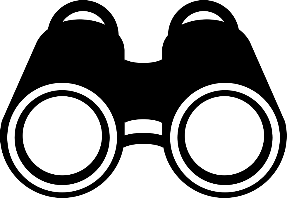 Binoculars Icon Outline PNG