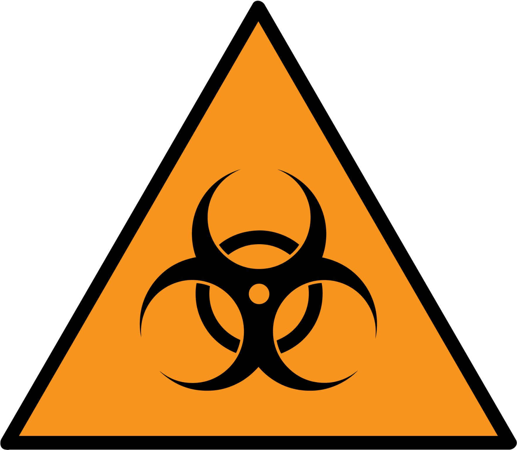 Biohazard Symbol Warning Sign PNG