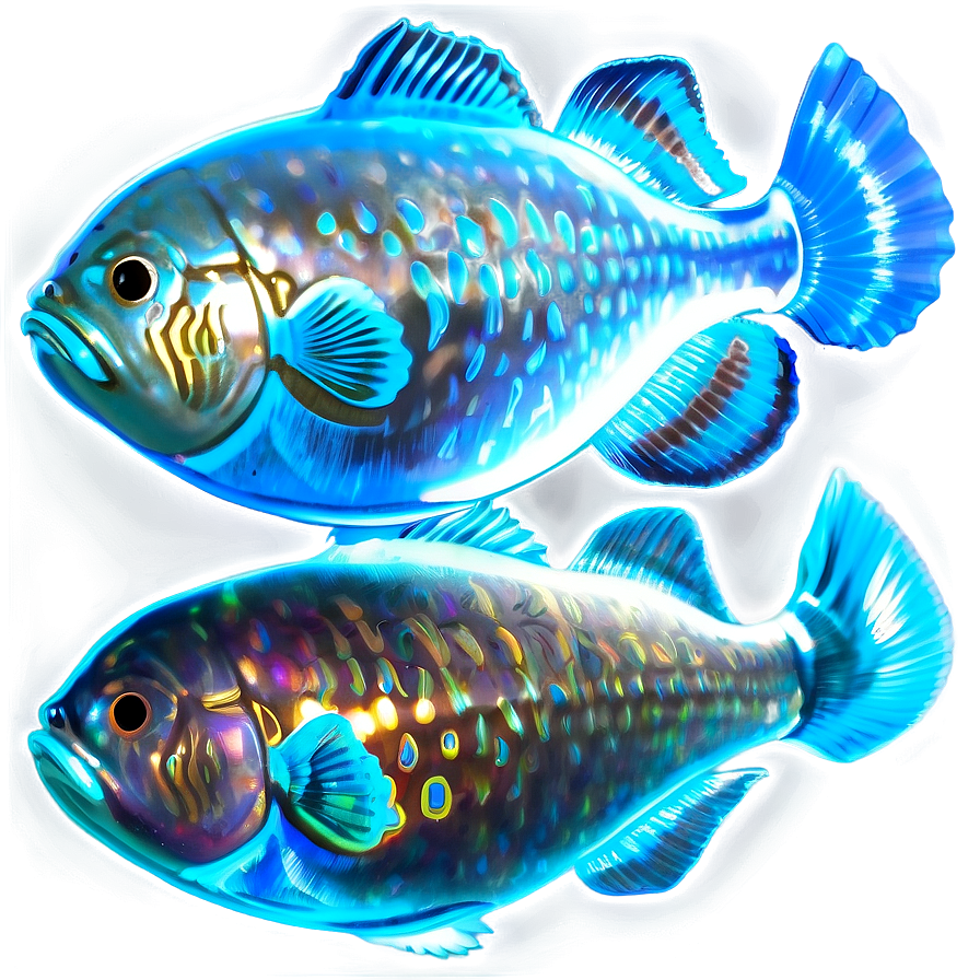 Bioluminescent Fish Glow Png 06132024 PNG