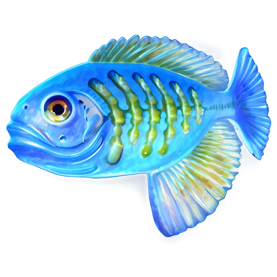 Bioluminescent Fish Glow Png Kwn83 PNG