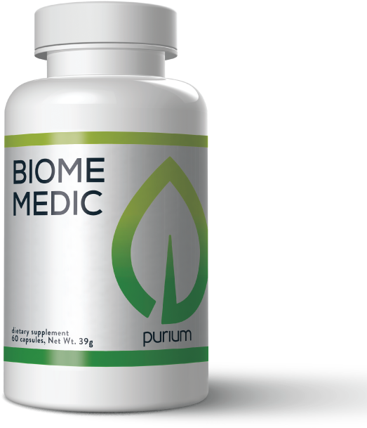 Biome Medic Supplement Bottle Purium PNG