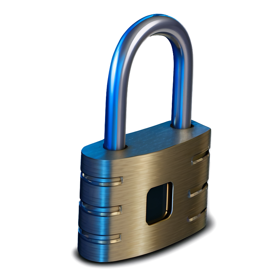 Biometric Padlock Png Bqb65 PNG