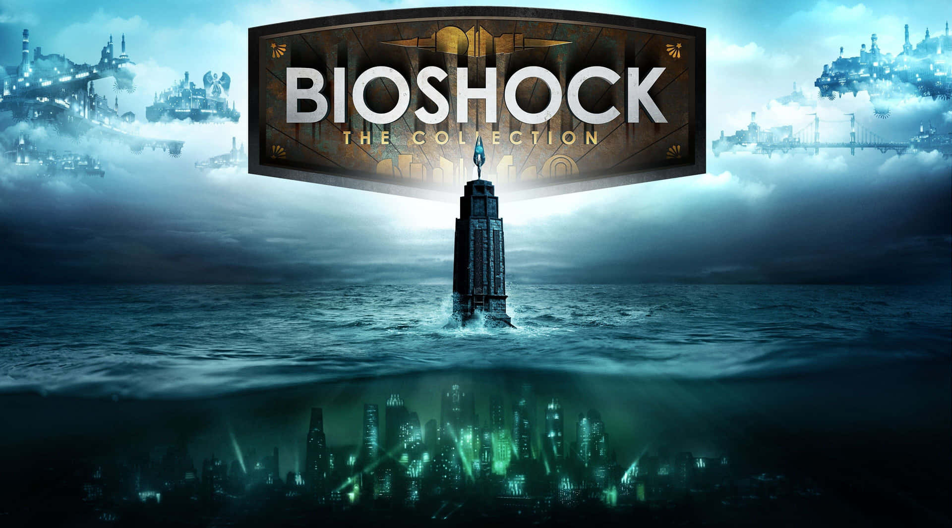 Stelledich Der Herausforderung Von Rapture In Bioshock Wallpaper