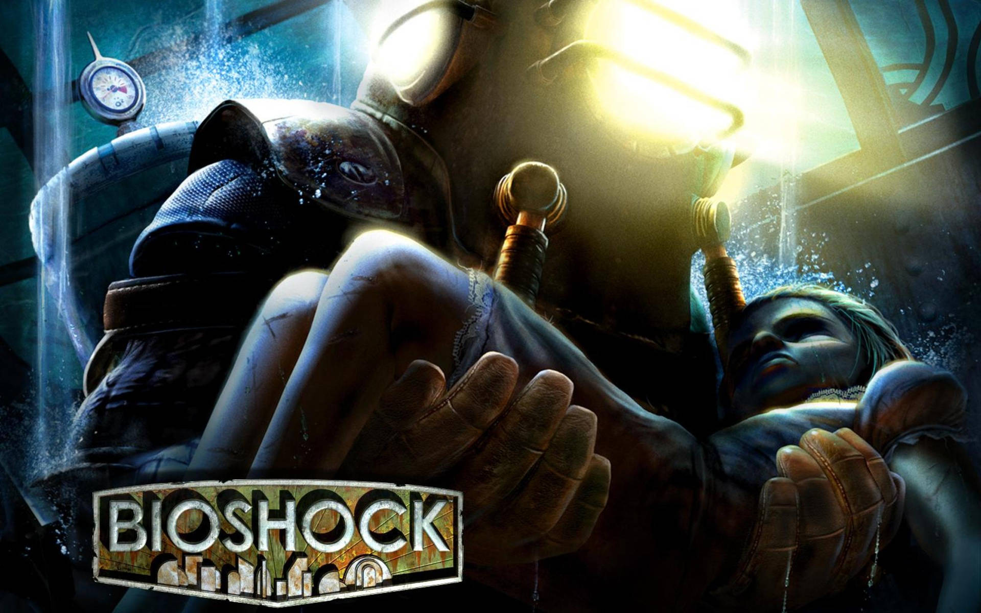 Bioshock4k Rädda Lillasyster Wallpaper