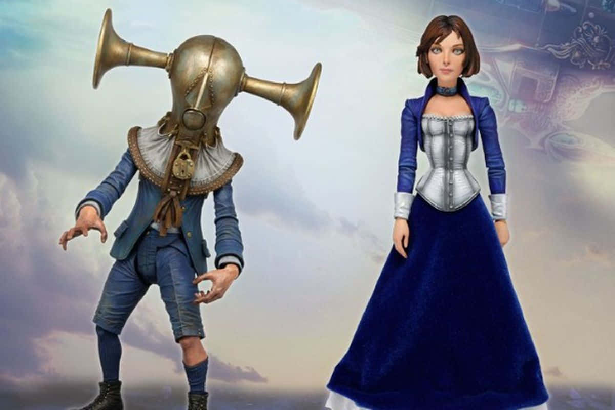Caption: Bioshock Characters Uniting for an Epic Adventure Wallpaper