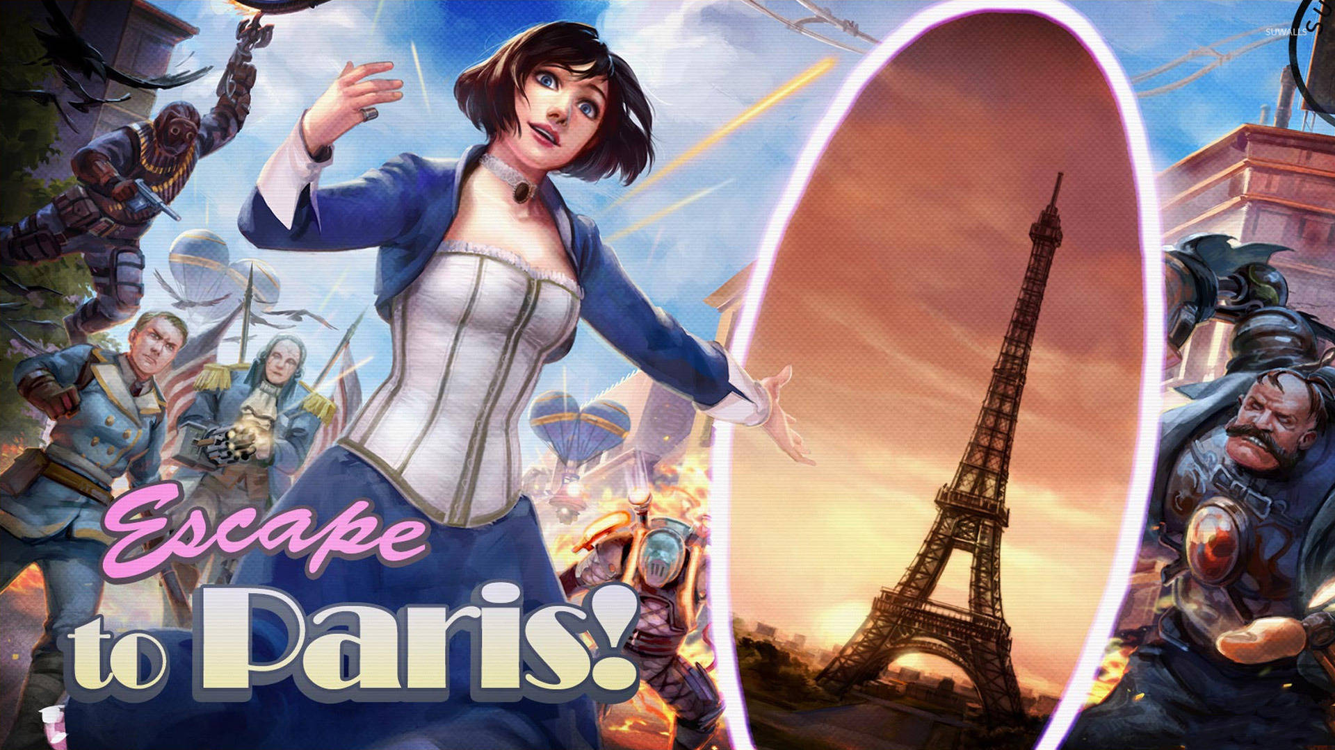 Escapara París - Captura De Pantalla Fondo de pantalla