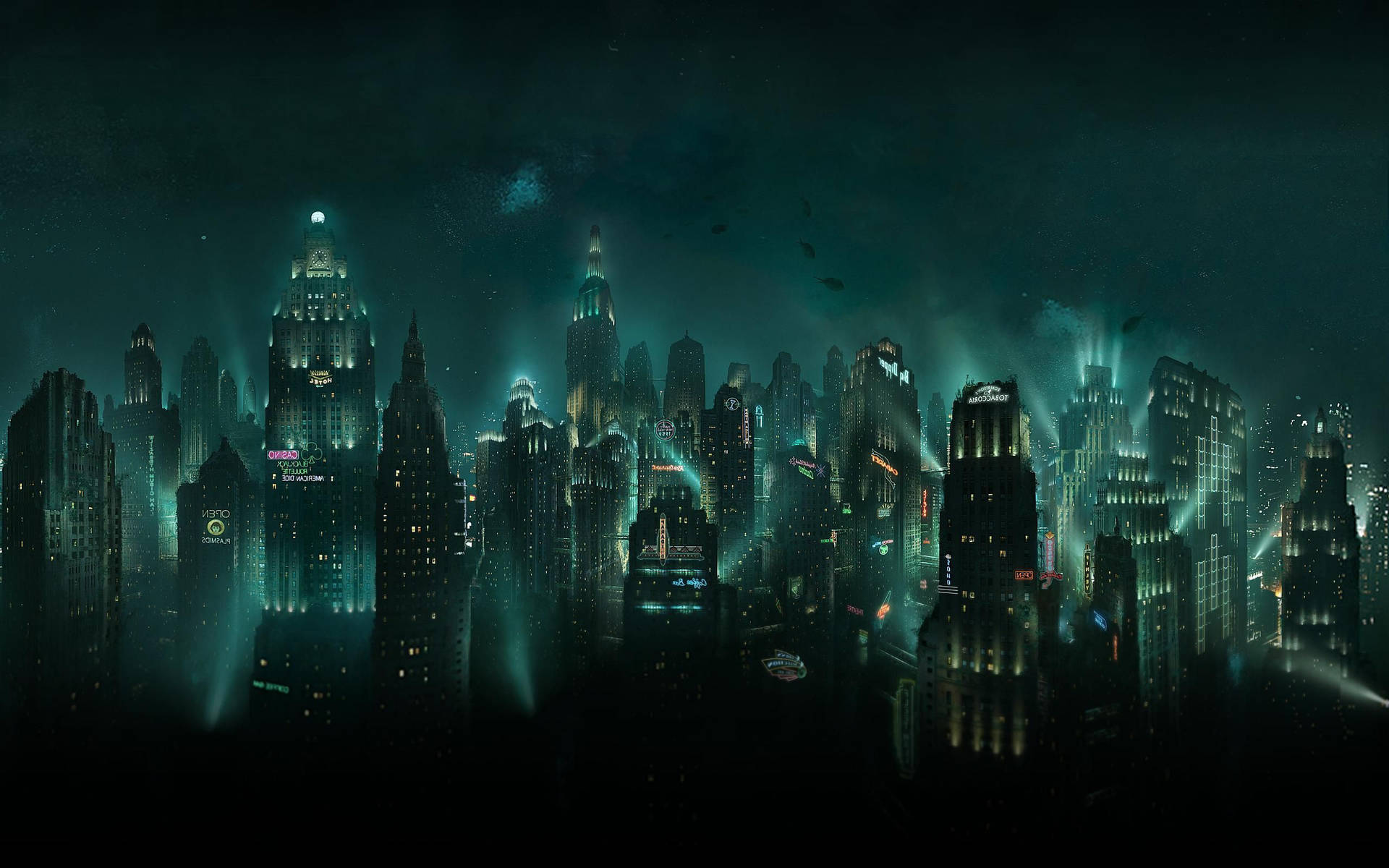 BioShock Rapture Underwater City Wallpaper