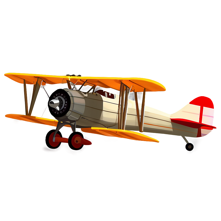 Biplane Clipart Png 05042024 PNG