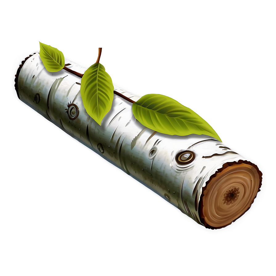 Birch Log Png 05252024 PNG