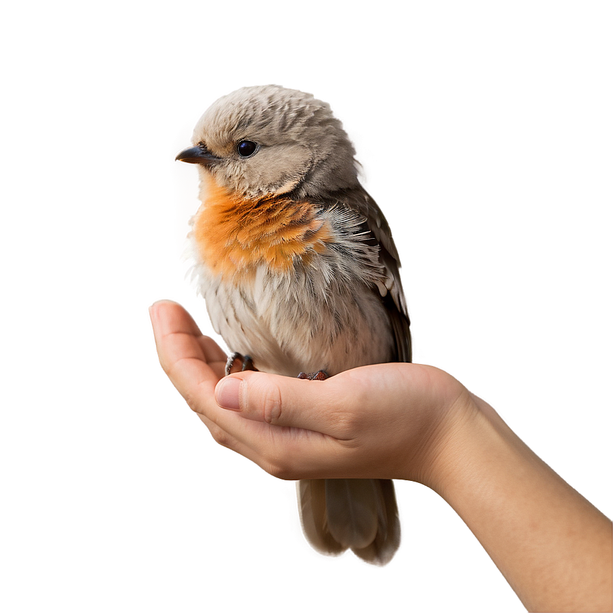 Bird In Hand Png Usl51 PNG