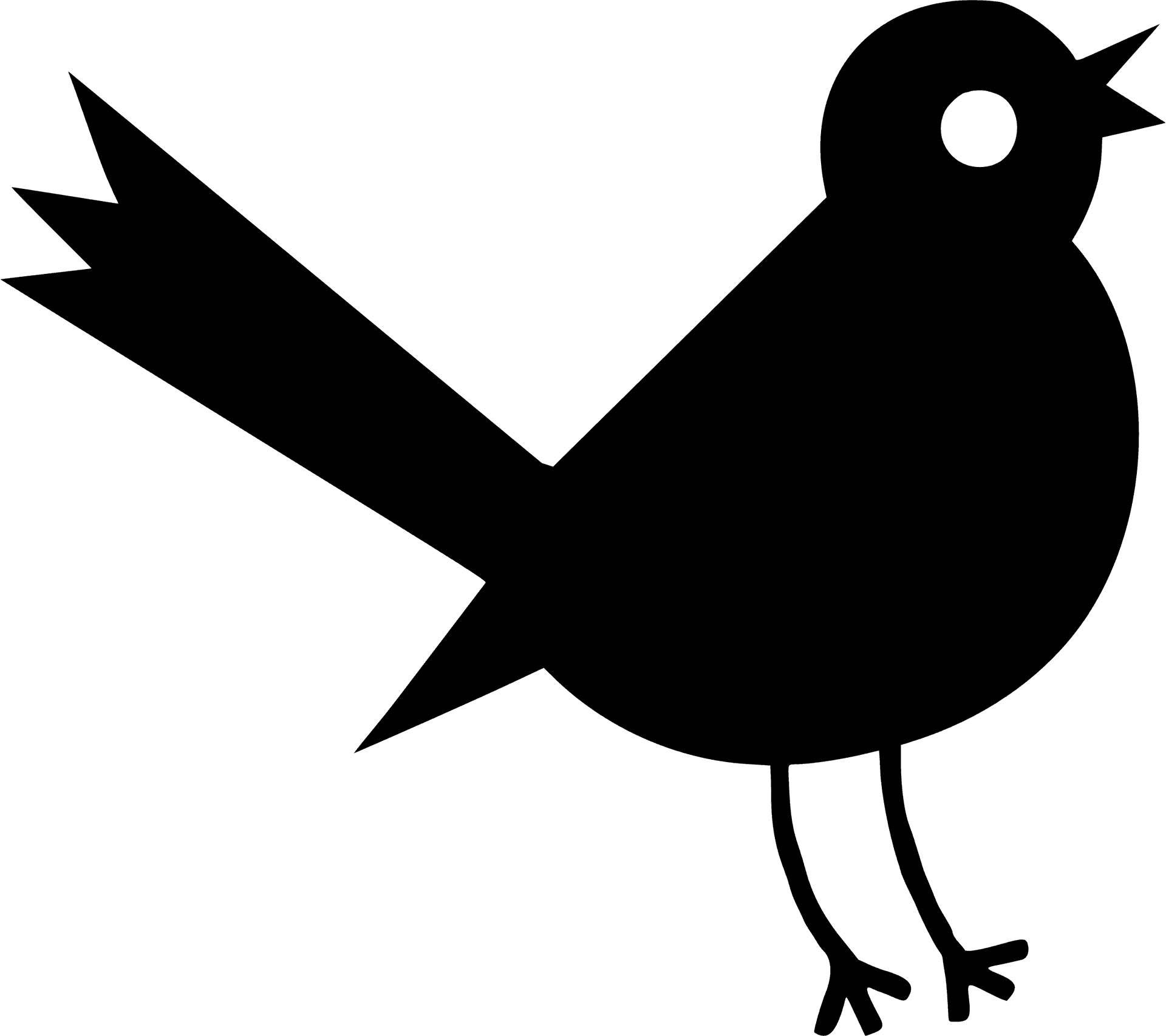 Bird Silhouette Graphic PNG