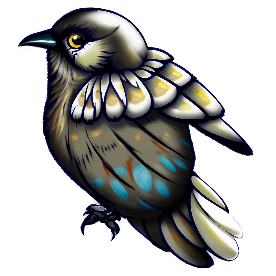 Bird Tattoo Png 05042024 PNG