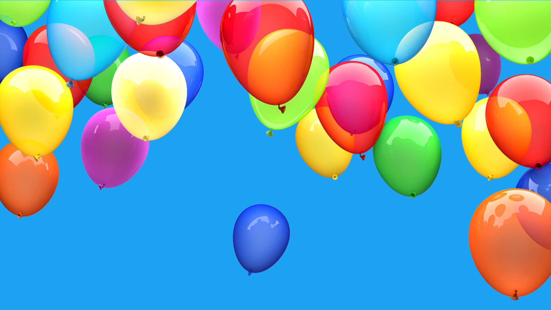 Celebrate your special day with colorful balloons.
