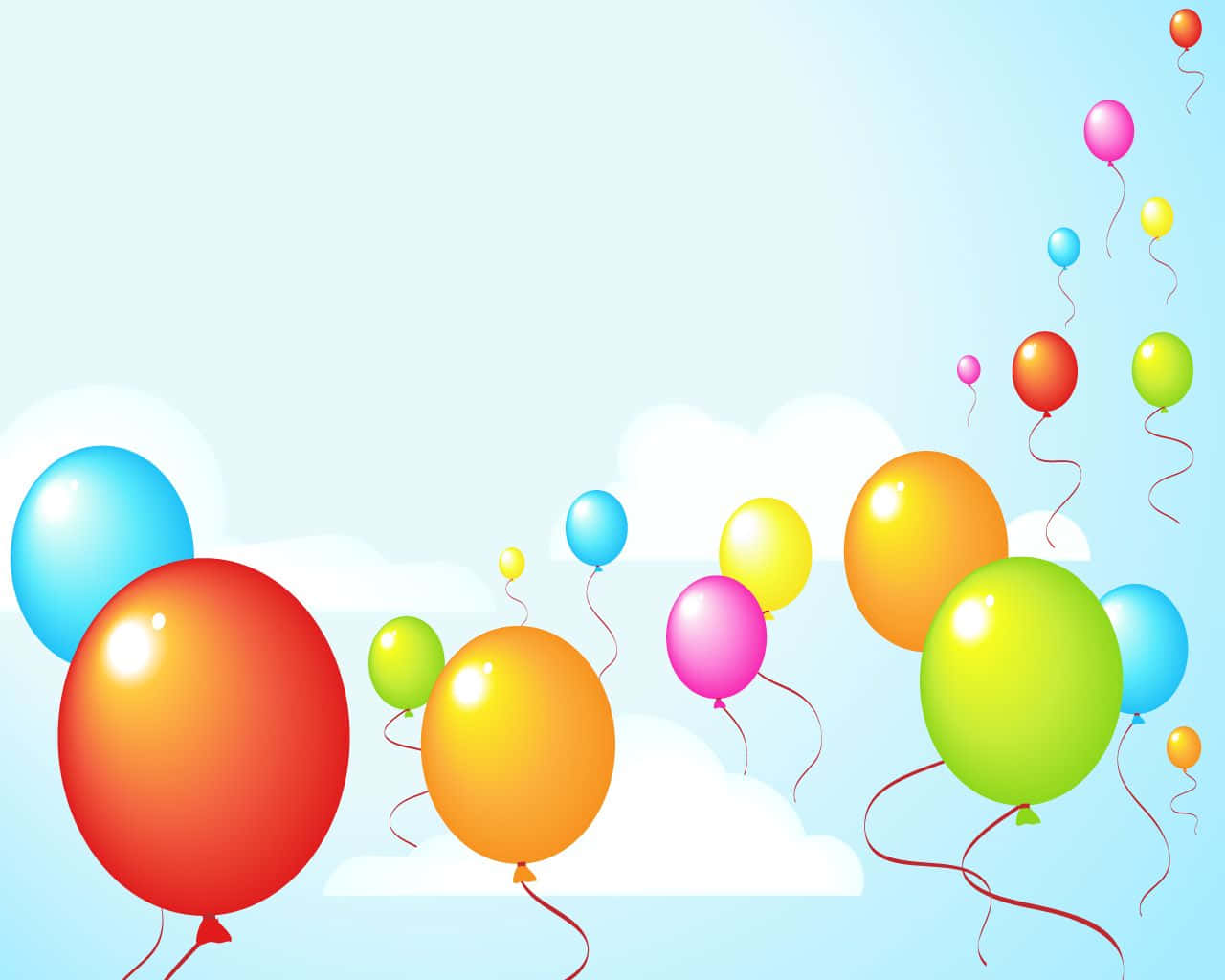 Celebrate a Bright and Colorful Birthday with Brightly Colored Balloons!