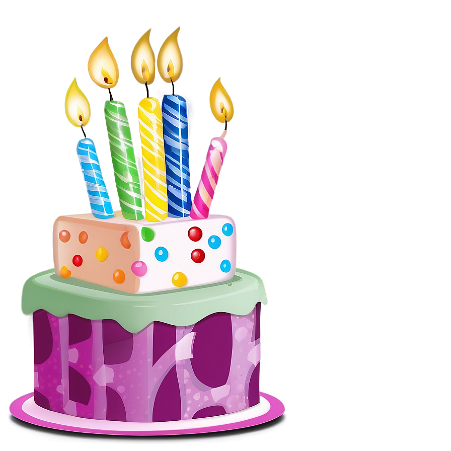 Download Birthday Cake Design Png Vln | Wallpapers.com