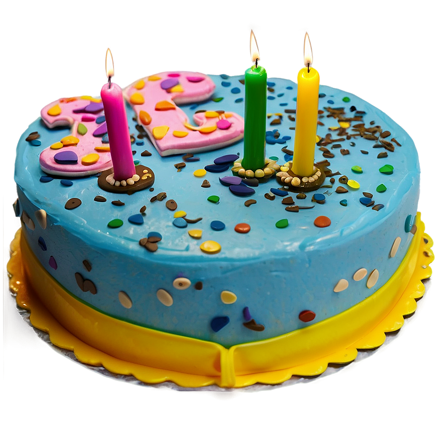 Birthday Cake For Teens Png Pdg PNG