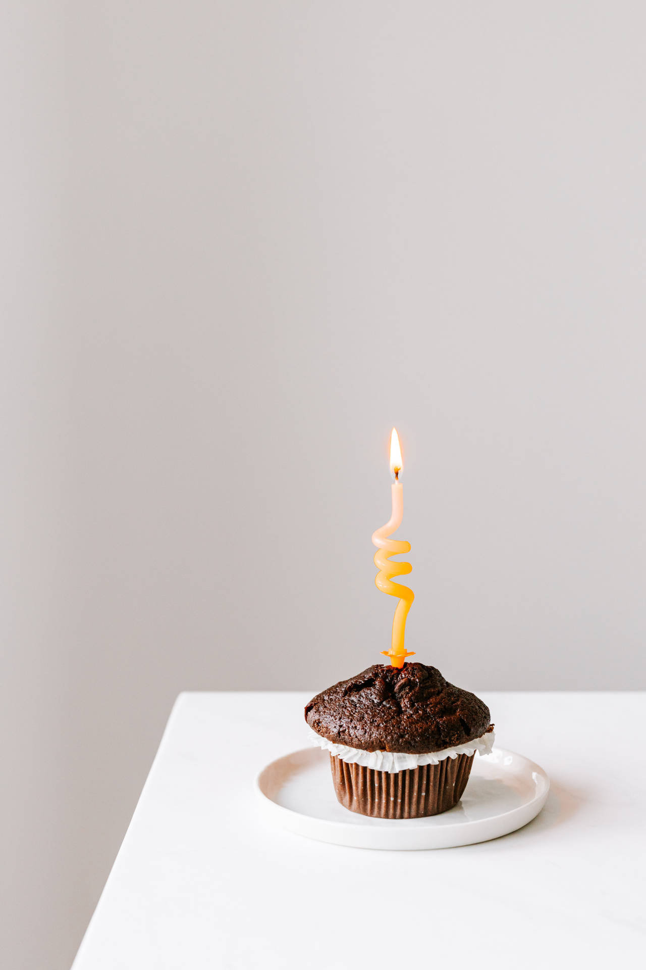 Birthday Chocolate Cupcake