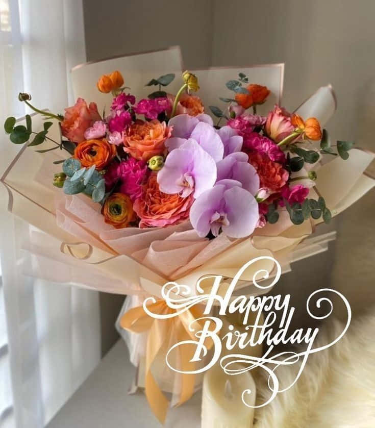 beautiful flower birthday images