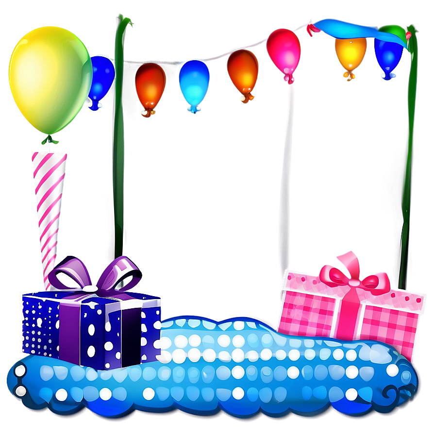 Birthday Frame Png Bhb67 PNG