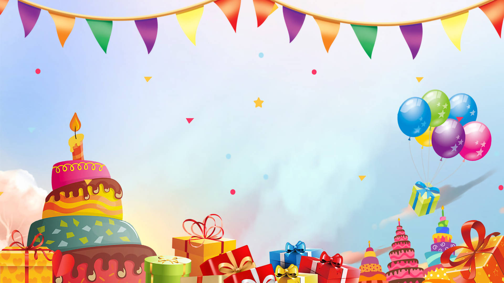 Download Birthday Party Decorations Background Wallpaper 