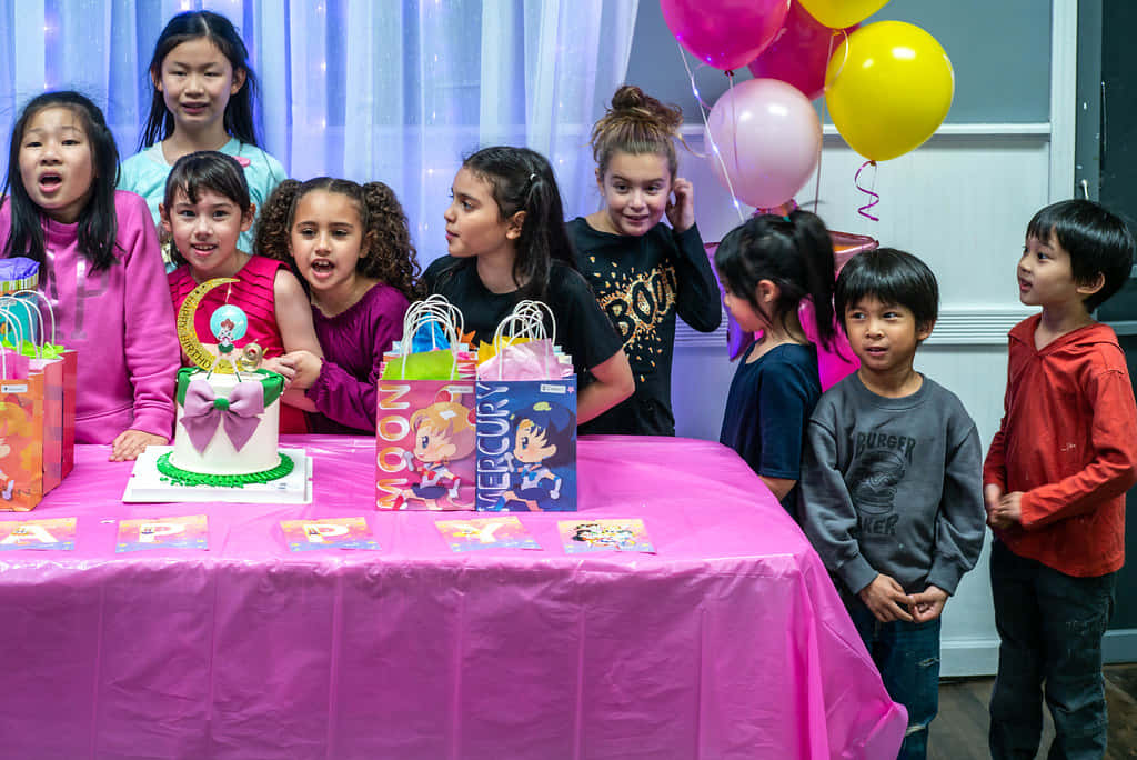 Birthday Party Children Celebrating Picture