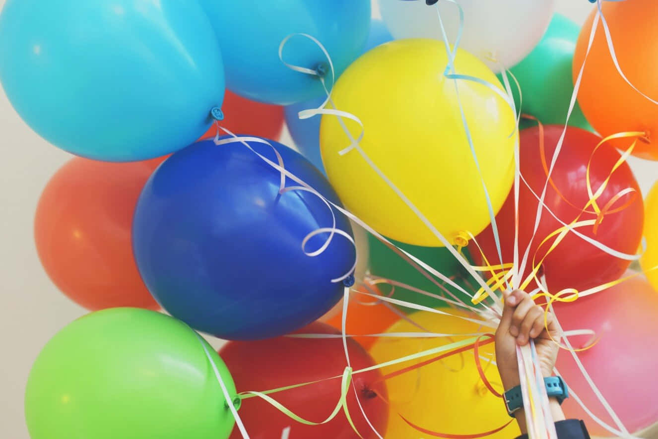 Birthday Party Colorful Balloons Picture
