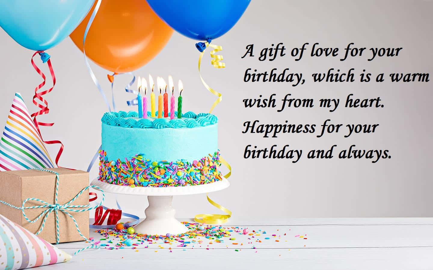 Download Birthday Wishes 1440 X 900 Background | Wallpapers.com