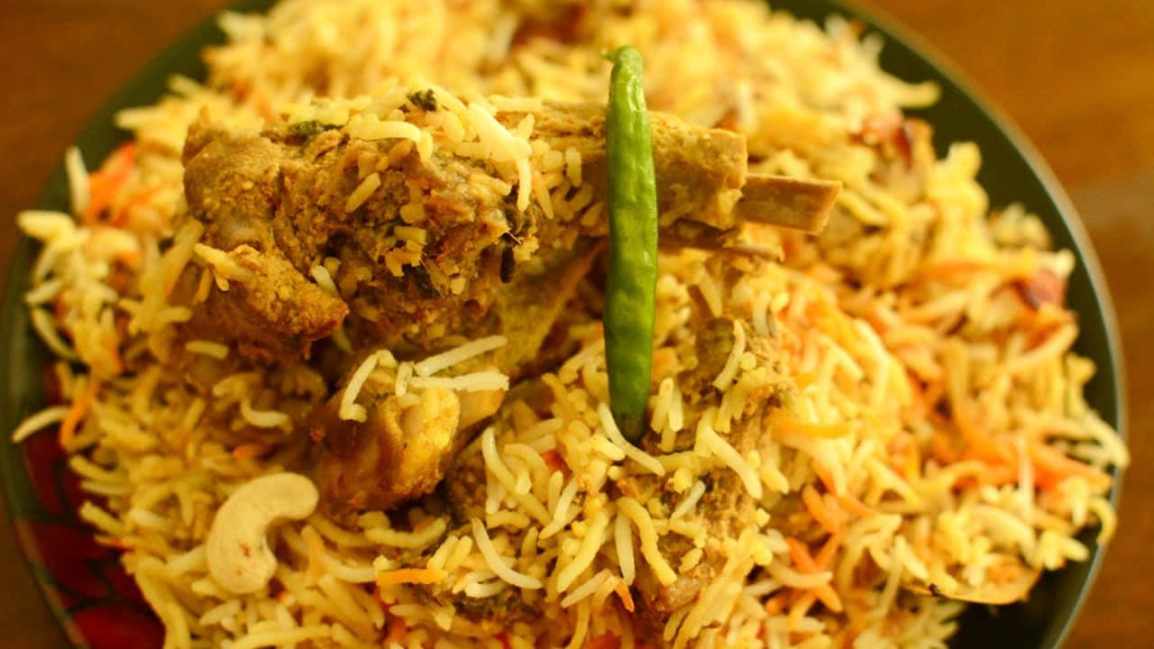 Delicious and Aromatic Biryani Served in a Pot