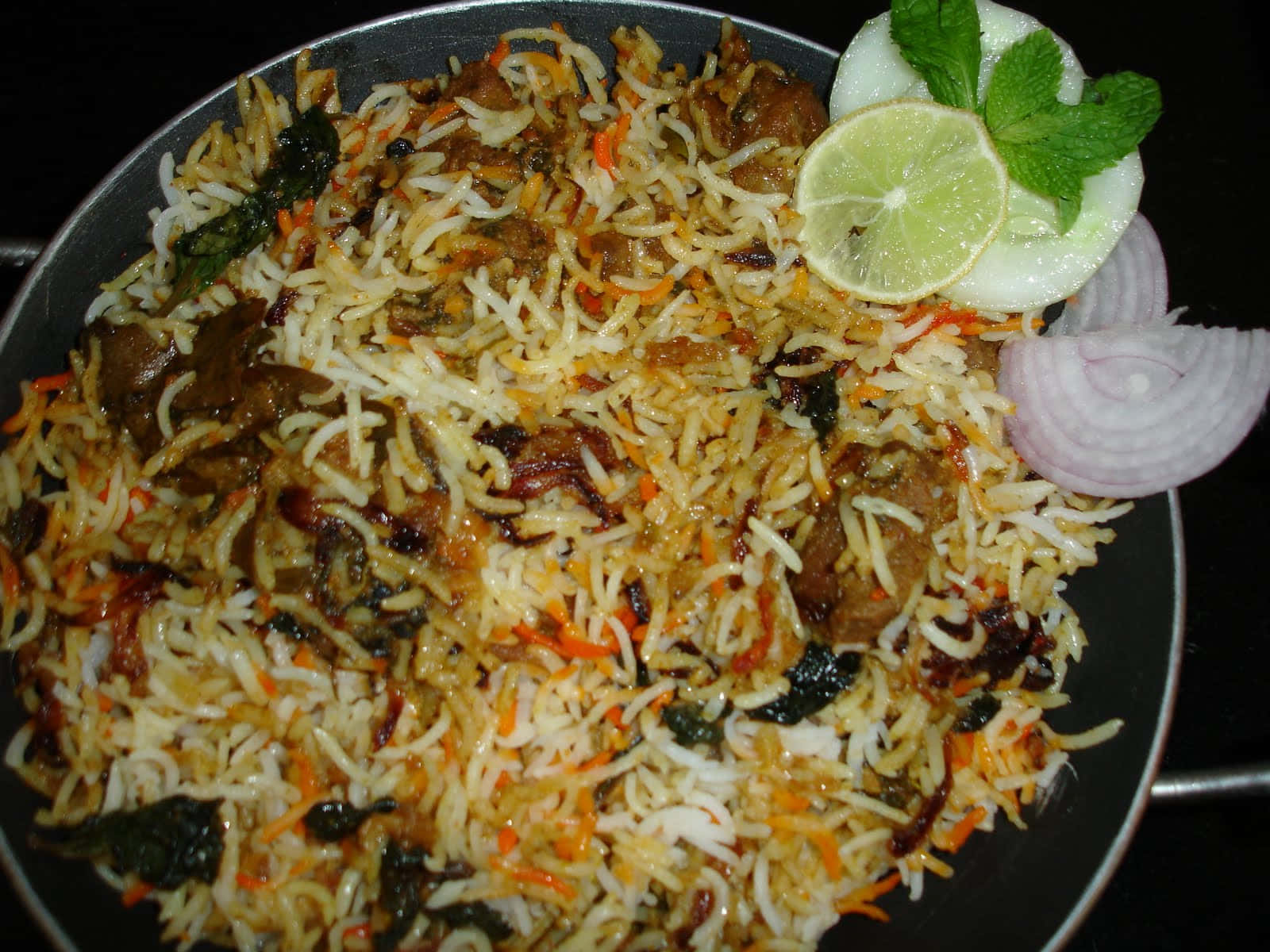 Delicious and Aromatic Biryani on a Plate