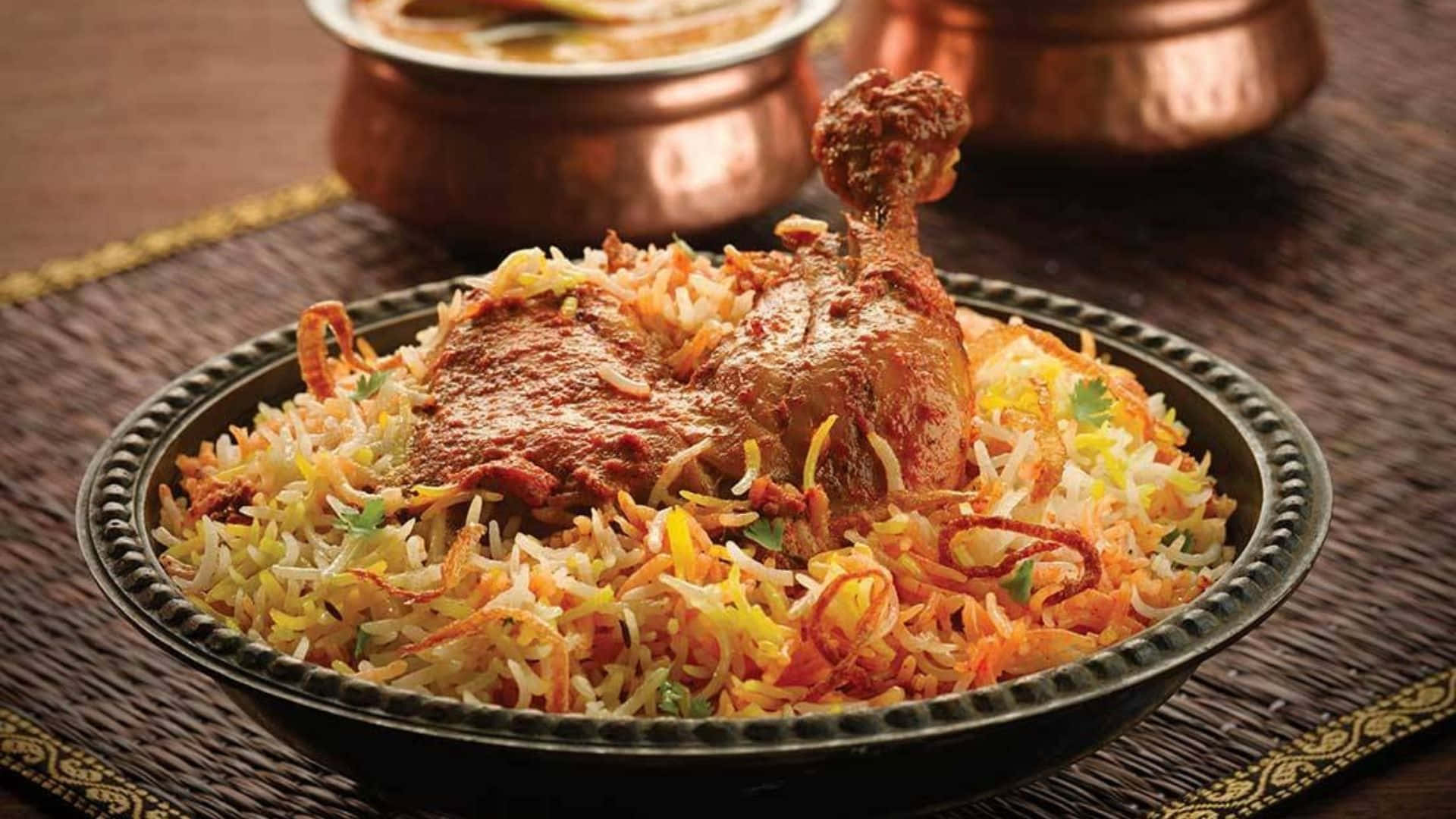 Delicious Plate of Biryani