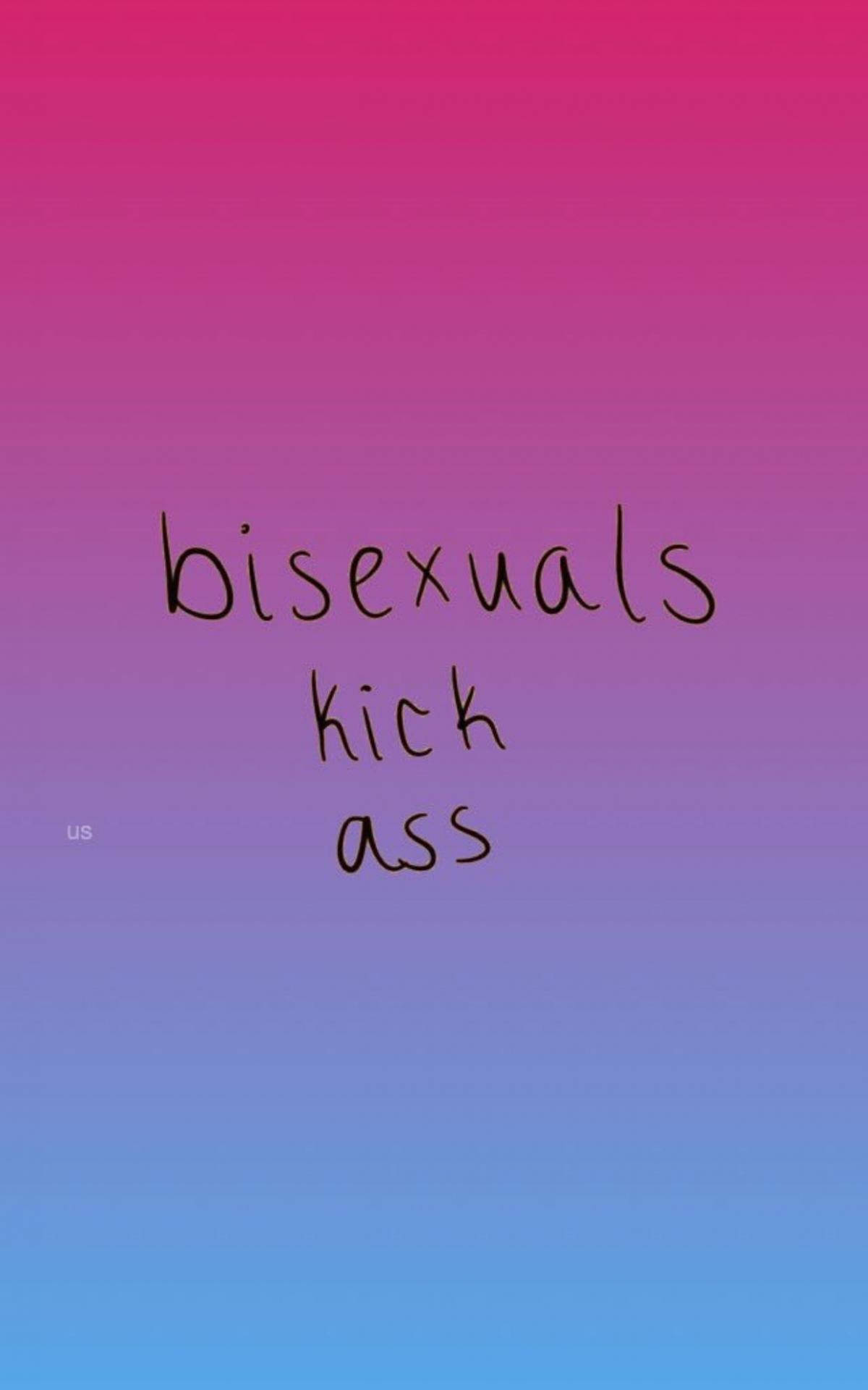Bisexual Aesthetic Gradient Pink And Purple Background
