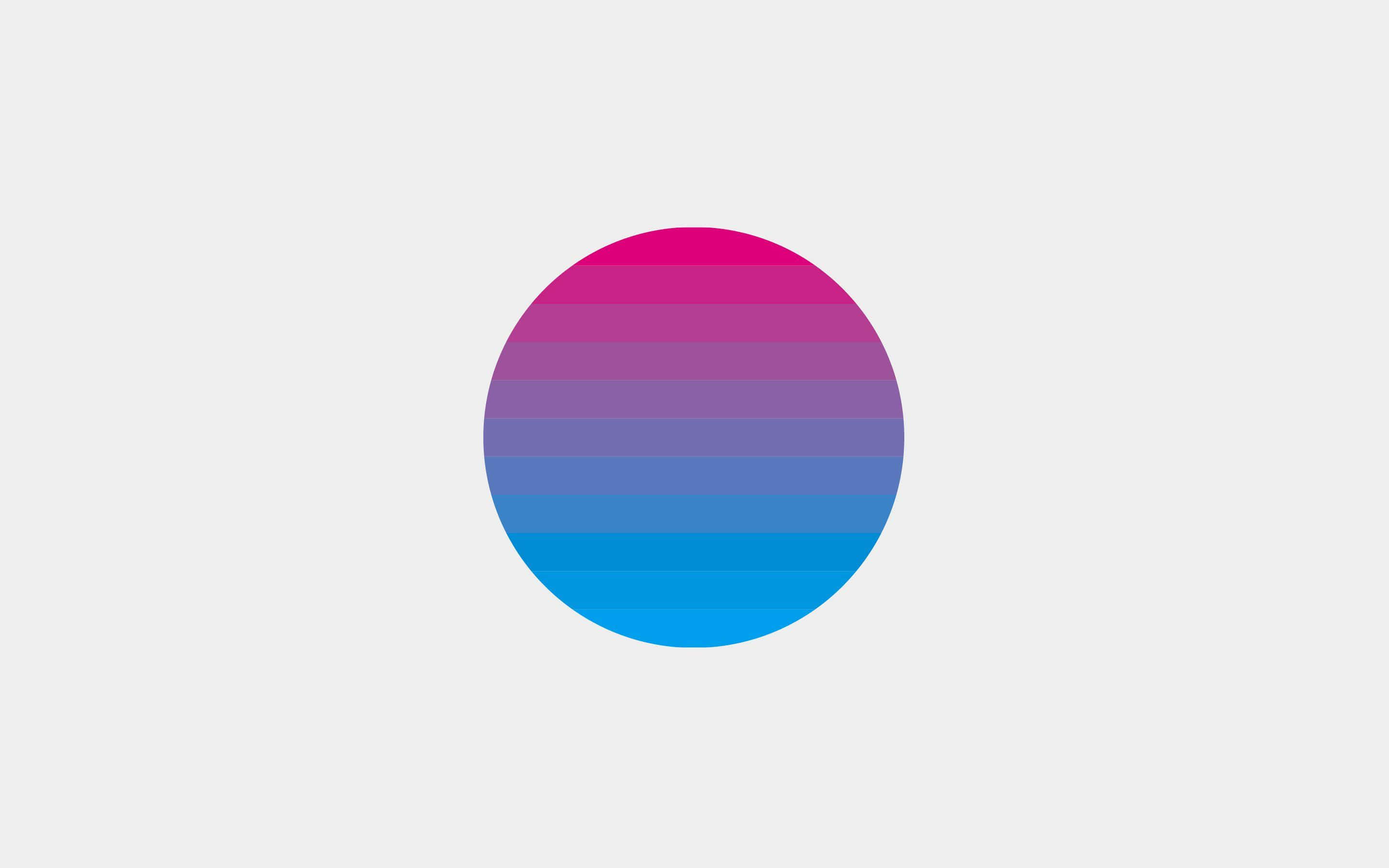 A Blue, Pink, And Purple Striped Icon