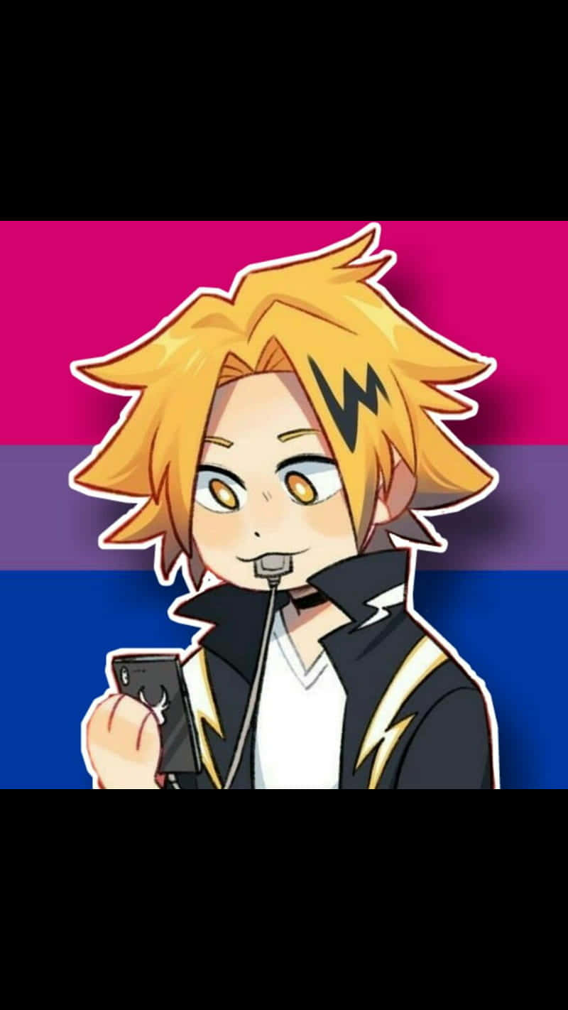 Bisexual Flag Anime Character Pfp Wallpaper