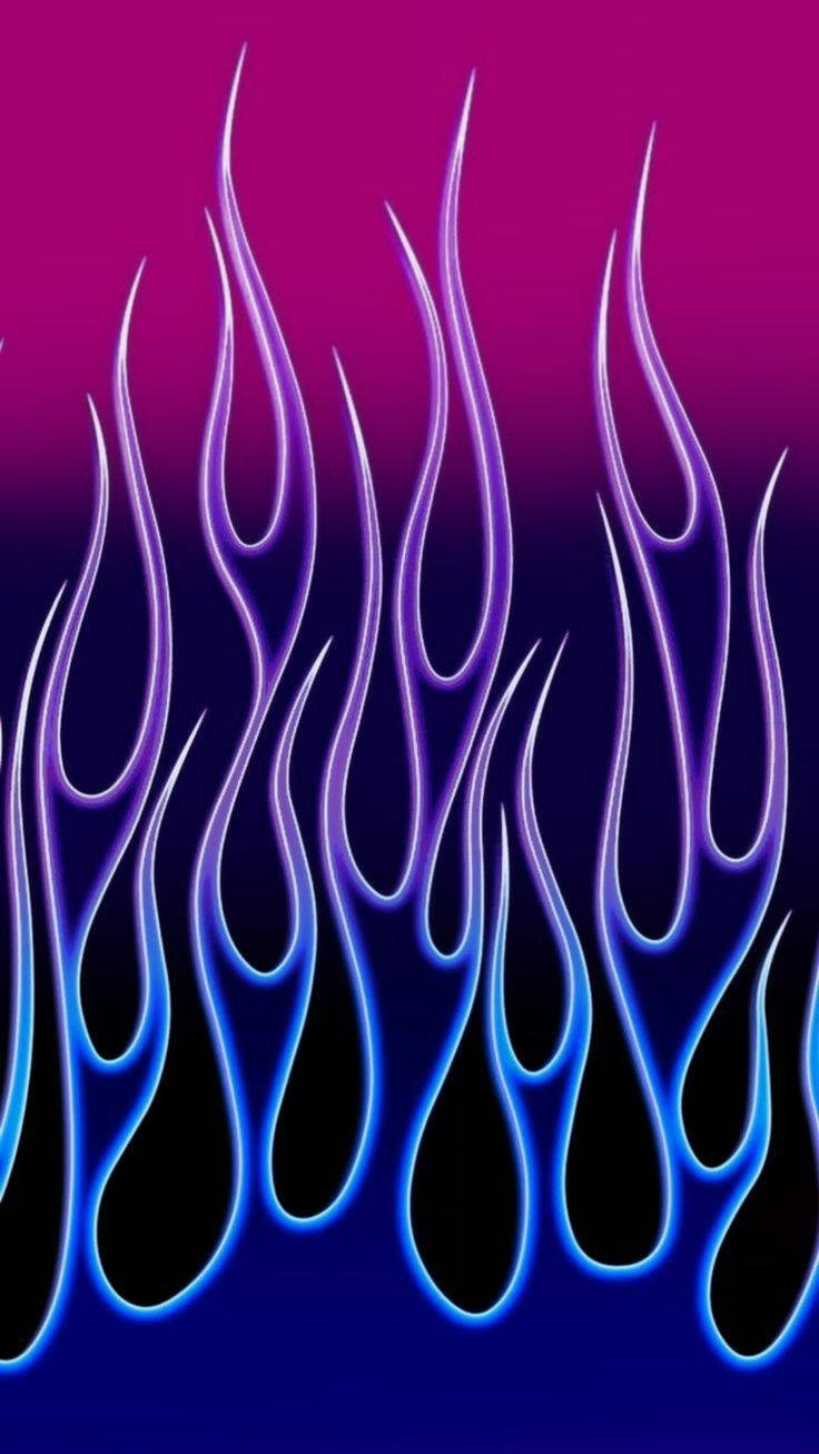 Bisexual Flame Pattern Background