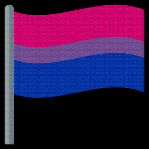 Bisexual Pride Flag Pattern PNG