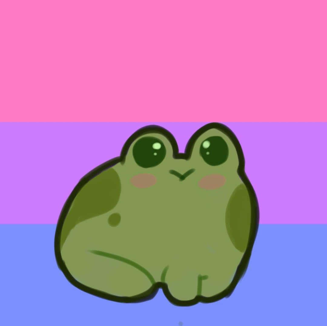 Bisexual Pride Frog Pfp Wallpaper