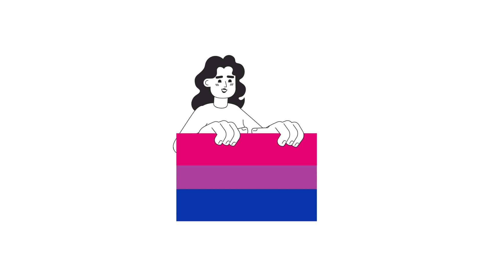 Bisexual Pride Profile Picture Wallpaper