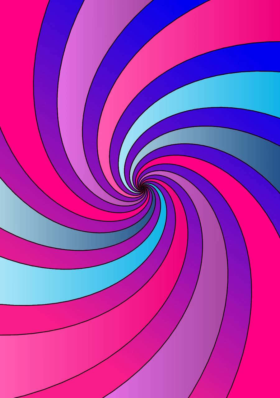 Bisexual Swirl Abstract Wallpaper