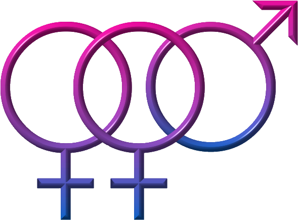 Bisexual Symbol Graphic PNG