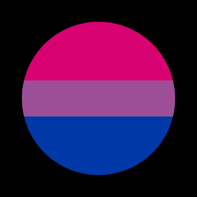 Bisexual_ Flag_ Circle PNG