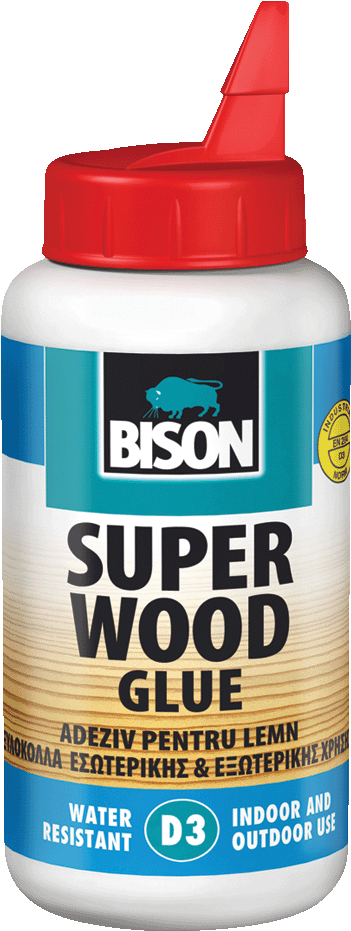 Bison Super Wood Glue Bottle PNG