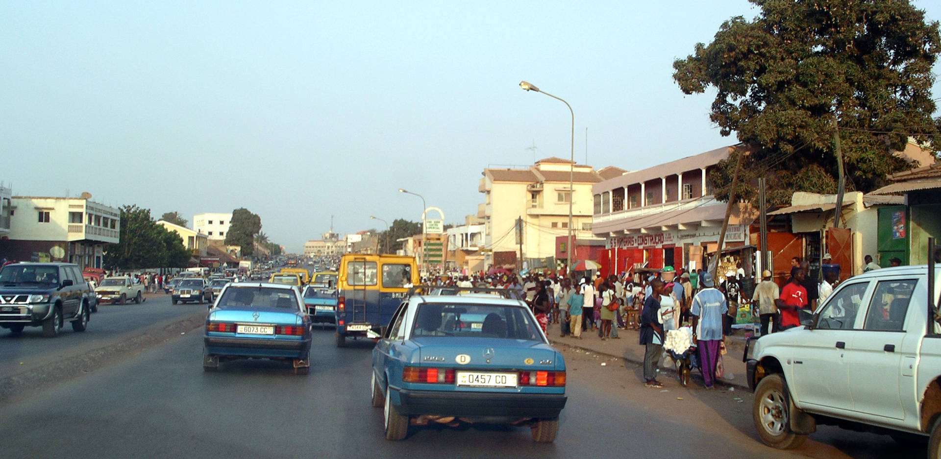 Bissau City Capital Of Guinea Bissau Background