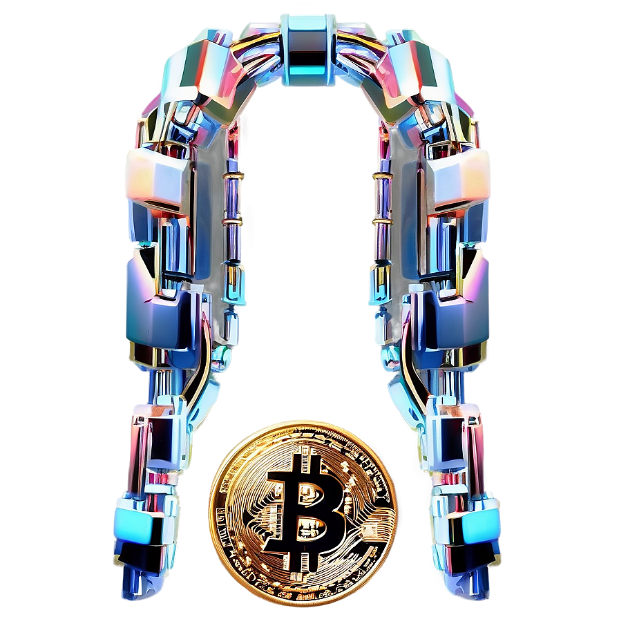 Bitcoin And Blockchain Technology Png 05212024 PNG