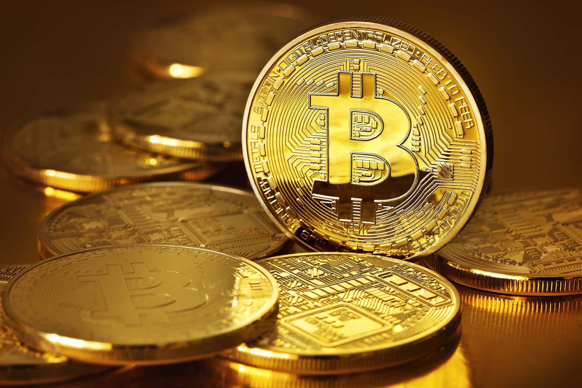 L'immaginedella Valuta Bitcoin Sta Aprendo Una Nuova Strada Per Le Transazioni Finanziarie.