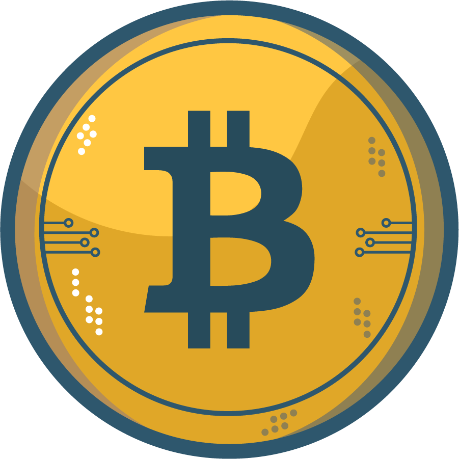 Bitcoin Cryptocurrency Icon PNG
