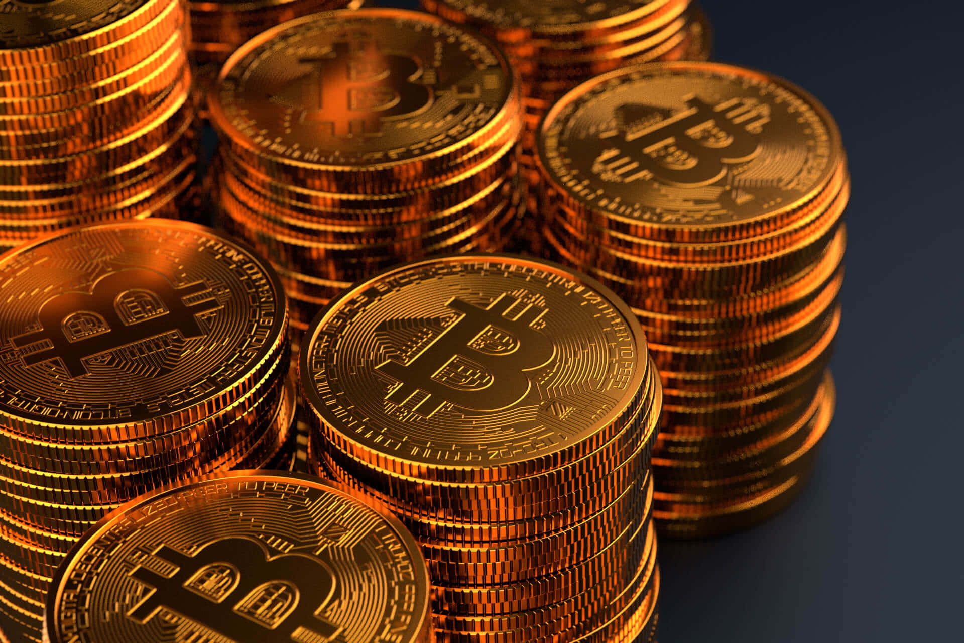 Einevisuelle Darstellung Des Digitalen Vermögens Bitcoin.