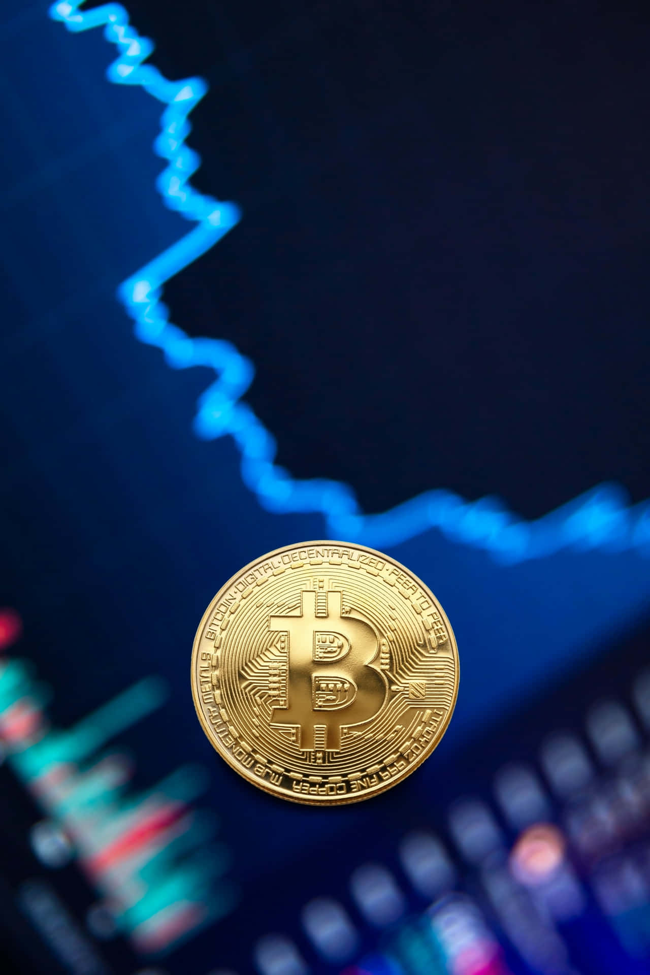 Bitcoin Price Chart Background Wallpaper