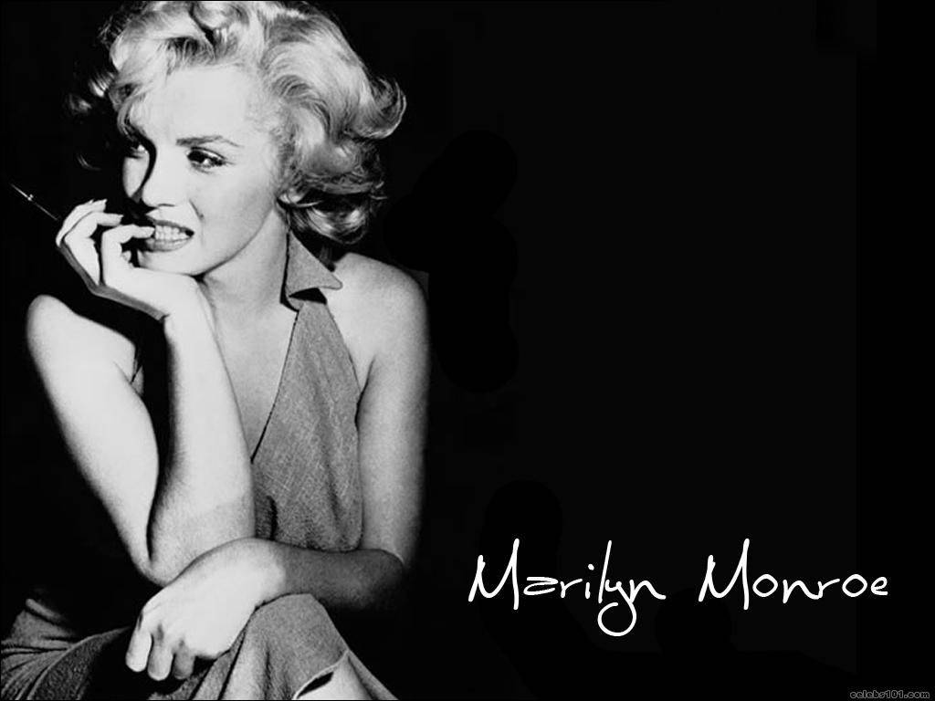 Biting Finger Marilyn Monroe Desktop Wallpaper