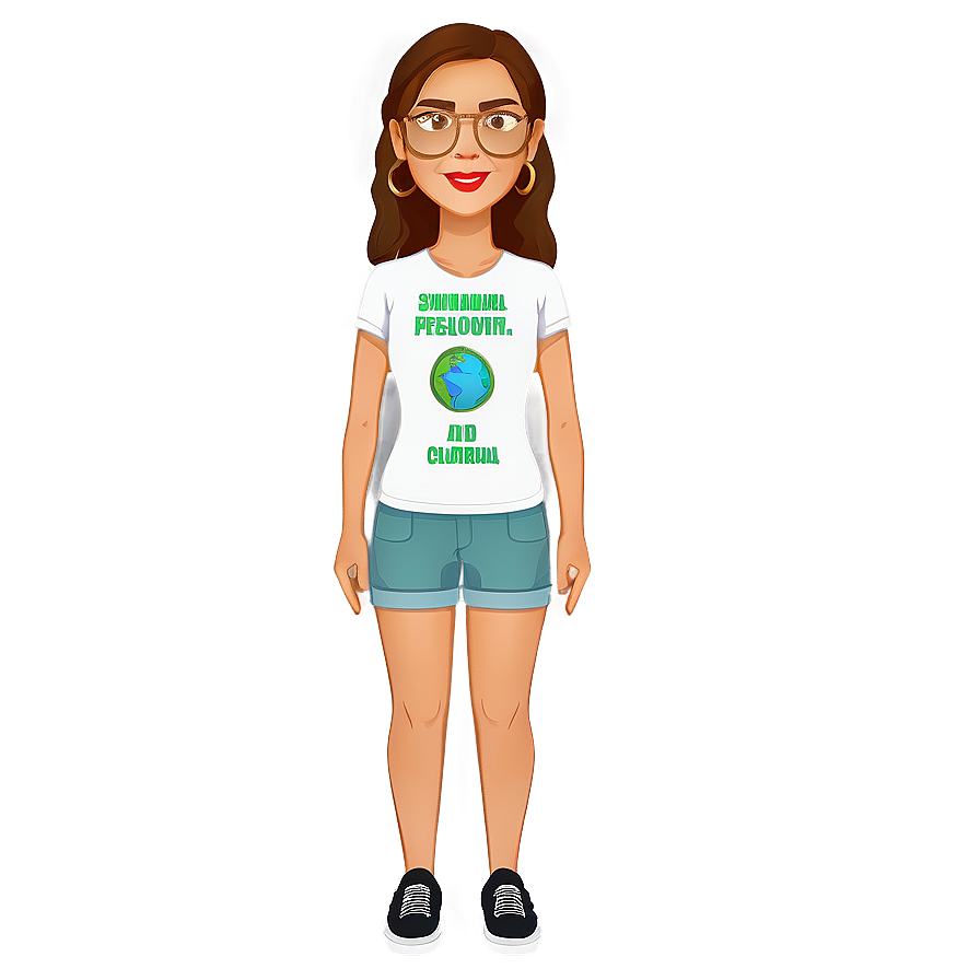 Bitmoji Environmental Activist Png Uai37 PNG