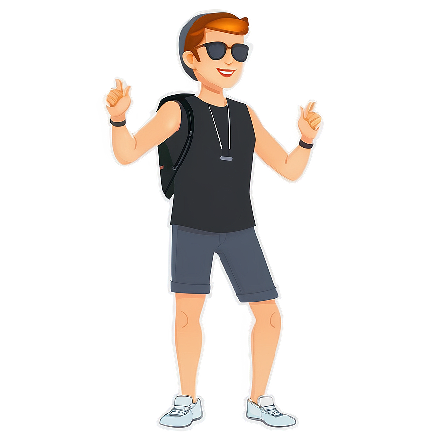 Bitmoji Music Festival Style Png 06202024 PNG